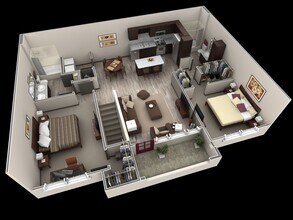 2 BR Grand Overlook 2038 floor plan
